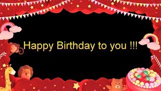 Happy Birthday to you Its Your Birthday  Happy Birthday Song for kids [upl. by Attenrad]