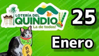 Resultado LOTERIA DEL QUINDIO Jueves 25 de Enero de 2024 [upl. by Soble]