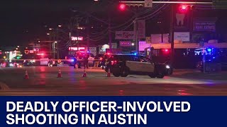 Austin deadly shooting Police investigating officerinvolved shooting  FOX 7 Austin [upl. by Eetnod]