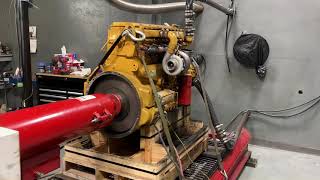 CAT 3116 Diesel Engine Being Dyno Tested [upl. by Tryck672]