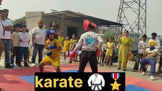 Karate 🥋 boys District level games ਦੂਲੋਵਾਲ [upl. by Leontine]