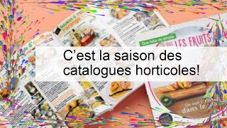 C’est la saison des catalogues horticoles [upl. by Tedman]