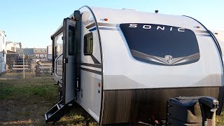 2022 Venture RV Sonic SN241VFK Travel Trailer Quick Tour [upl. by Imotih]