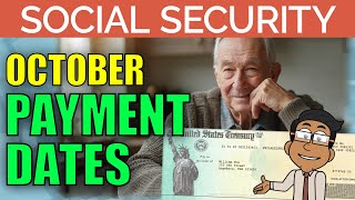 Social Security Checks  October 2024 Payment Schedule Dates Update [upl. by Lenni]