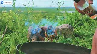 Hiking  Cooked at Lake View  Doğada Yürüyüş  Göl manzarasında Yemek pişirdim [upl. by Seadon29]