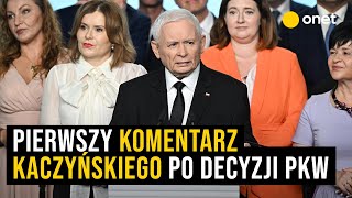 Nietypowa sytuacja na konferencji Jarosława Kaczyńskiego Konsternacja przy pytaniu po angielsku [upl. by Schuman]