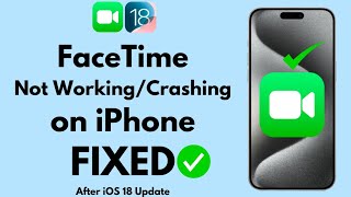 How to Fix Face Time Not Working on iPhone in iOS 18 Update 2024 [upl. by Ztnarf]