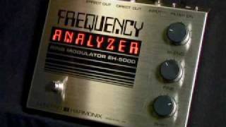 Electro Harmonix Frequency Analyzer Pedal [upl. by Ahsiemak553]