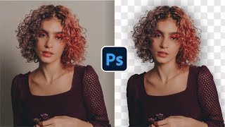 Photoshop 2021 Refine Hair in Photoshop [upl. by Odlanyer]