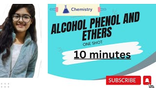 Alcohol phenol ethers class 12 revision in 10 minutes cbse🔥🔥🔥 [upl. by Clement]