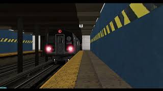 OpenBVE Operation R143 Siemens L from 8 Avenue  14 Street to Canarsie  Rockaway Parkway 2004 [upl. by Umont]