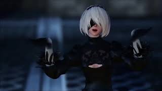 TIGEREYES Moonlit  Nier Automata 2b 3D video [upl. by Anastas]