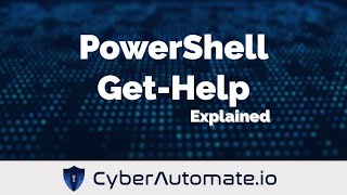 2 The PowerShell GetHelp cmdlet explained [upl. by Latterll]