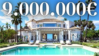 TOURING Brand quotNEWquot 9000000€ Mega VILLA in Marbella Epic views design architecture and more [upl. by Aihtak]