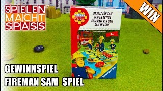 BEENDET Gewinnspiel 28 🚨 Feuerwehrmann Sam Spiel 🚨 Ravensburger 23430  EINSATZ für SAM Spielzeug [upl. by Lalad]