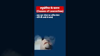 ल्योकोरिया होने के कारणCauses of Leukorrhea [upl. by Yedrahs]