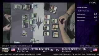 Pro Tour Journey into Nyx  Round 15 Block  13 Josh UtterLeyton vs Jared Boettcher [upl. by Erbes290]