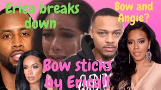 IS ERICA MENA THE VICTIM😳  SAFAREE SAMUELS DID THIS TO ERICA😳 BOW WOW AND ANGELA SIMMONS  GUHH [upl. by Adest]