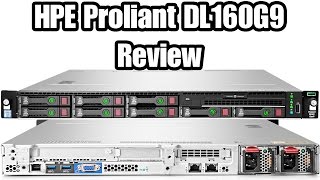 HPE Proliant DL160G9 обзор memory upgrade ILO installation [upl. by Cocke332]