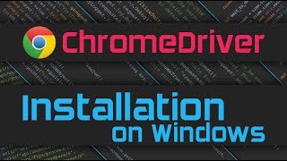 How to install Chromedriver on Windows 10 [upl. by Alemrac]