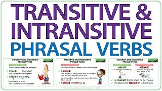 Transitive and Intransitive Phrasal Verbs in English  Learn Advanced English Grammar [upl. by Atilol]