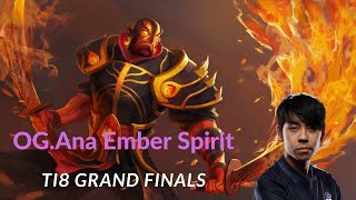 GAME 5  TI8 OG vs PSGLGD  OgAna Legendary Ember Spirit Ana perspective [upl. by Yud]