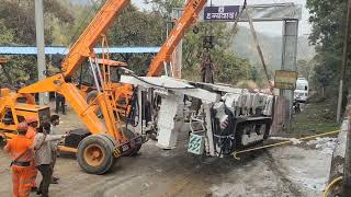 Joy Mining Service JMS Take Off Twin Bolter By 2 Cranes in churcha underground coal mega project [upl. by Iliram]