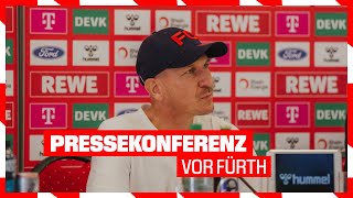 Pressekonferenz vor Fürth  1 FC Köln [upl. by Notlrak]