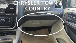 Chrysler Town amp Country  GLOVE BOX REMOVAL  REPLACEMENT 2011  2016 [upl. by Ihsorih175]