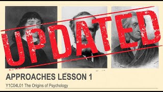 ALevel Psychology AQA Approaches The Origins of Psychology [upl. by Ready967]