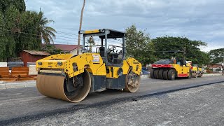 Progress Of Asphalting On The Takoradi Beach Road Dualization Project [upl. by Anaeda]