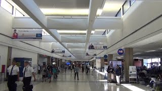 An HD Tour of LAX Los Angeles International Airport Terminals 4 5 6 7 and 8 [upl. by Anaiviv]