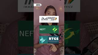 IMPS vs NEFT vs RTGS Difference  Which is Best finance bank [upl. by Asseneg812]