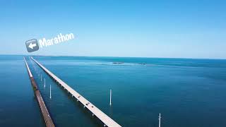 7 Mile Bridge Facts  Florida Keys  Fred The Tree  Drone Adventure  Summer Music Relaxing Vibes [upl. by Oremoh]