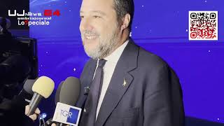 LItalia dei Sì a Perugia il ministro Salvini [upl. by Nauqaj]