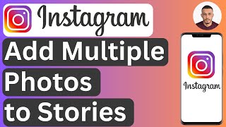 How to Add Multiple Photos in Instagram Story  Easy to Follow [upl. by Neiviv]