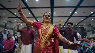 Kerala wedding full version bride entry dance mammattiyan 2020 Akhila amp sree weddingdance [upl. by Johannah55]