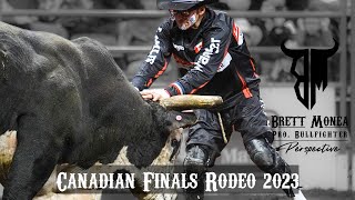 Canadian Finals Rodeo 2023  All Bull Rides from POV Perspective [upl. by Evelina26]