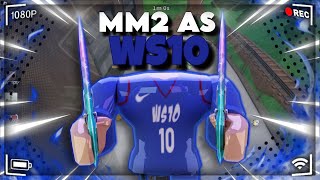 MM2 AS WS10YT Murder Mystery 2 [upl. by Yrannav894]