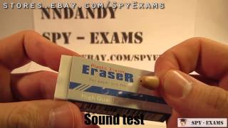 Bluetooth eraser with spy earpiece [upl. by Lamoree354]