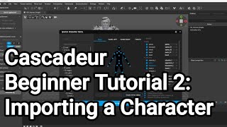 Cascadeur Tutorial 2 Importing amp Rigging Characters from Unreal Engine [upl. by Atteragram780]