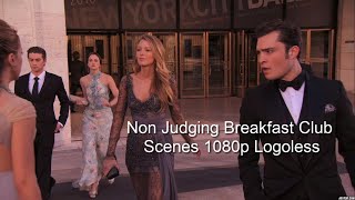 Non Judging Breakfast Club  Nate Blair Chuck Serena  Gossip Girl logoless scenepack  1080p [upl. by Letisha]