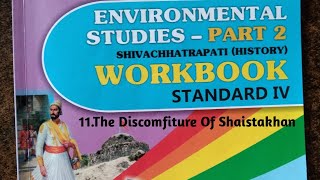 The Discomfiture Of Shaistakhan 4th std questions and answers of workbooklesson no 11 [upl. by Rybma]