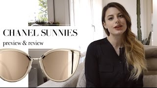 CHANEL 18 carat GOLD SUNGLASSES review and unboxing [upl. by Ennovaj182]