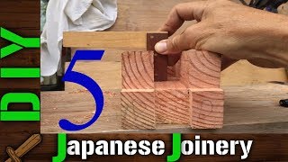 Top 5 Simple amp Impressive Joints For Begin Learning about Japanese Joinery [upl. by Anale113]