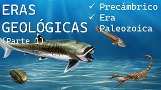 Las eras geológicas y su flora y fauna parte 1  Deinospalaios curiosidades prehistóricas [upl. by Supmart]