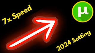 How to Increase uTorrent Download Speed 2024 Best Settings  Information And Tech [upl. by Newol]