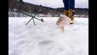 Ice fishing at the Retreat Meadows [upl. by Clardy]