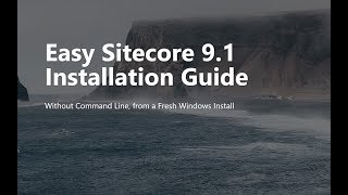 Easy Sitecore 91 Installation Guide [upl. by Nirb]