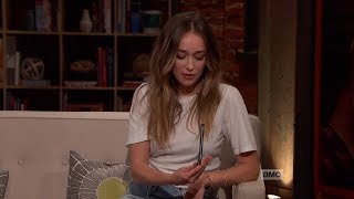 Talking Dead 718 Alycia DebnamCarey with butterfly knife [upl. by Ressler]